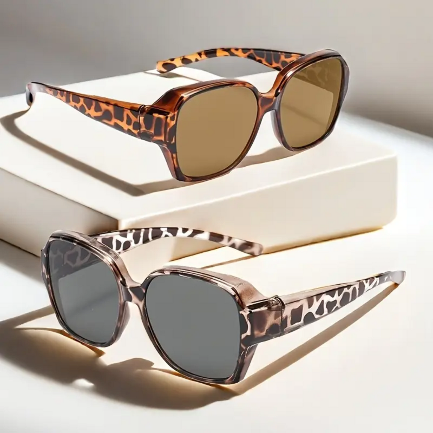 LumiShade® Léopard - Lunettes Polarisées à Superposition